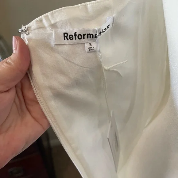 Reformation Kye Midi dress in white - Picture 12 of 13